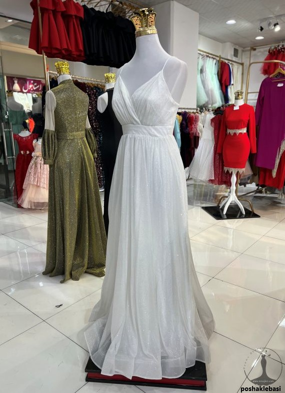 مدل لباس حریر اکلیلی