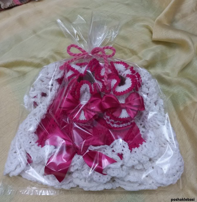 مدل ست نوزادی بافتنی