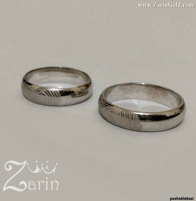 مدل حلقه مردانه طلا سفید
