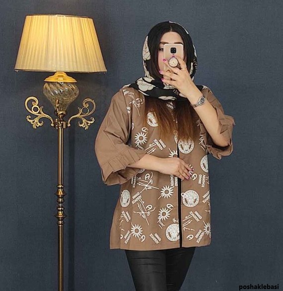 مدل مانتو یقه پلیسه