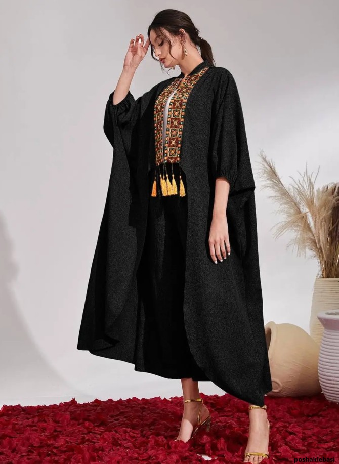 مدل مانتو زنانه طرح سنتی