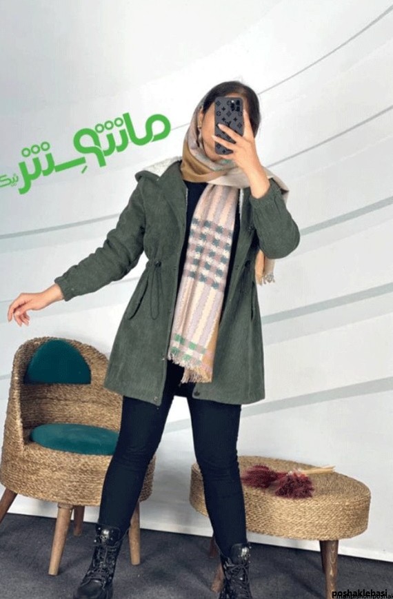 مدل پالتو مخمل کبریتی