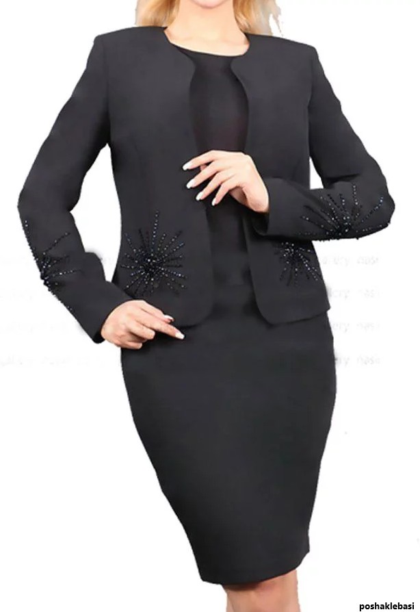 مدل کت و دامن مجلسی زنانه چاق