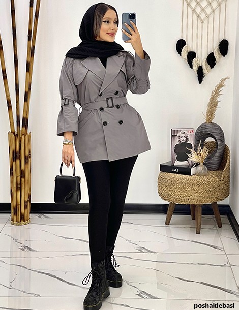 مدل بارانی کوتاه دخترانه