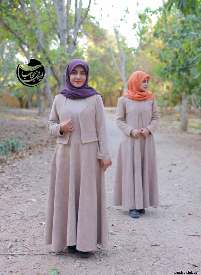 مدل پیراهن بلند جلیقه دار