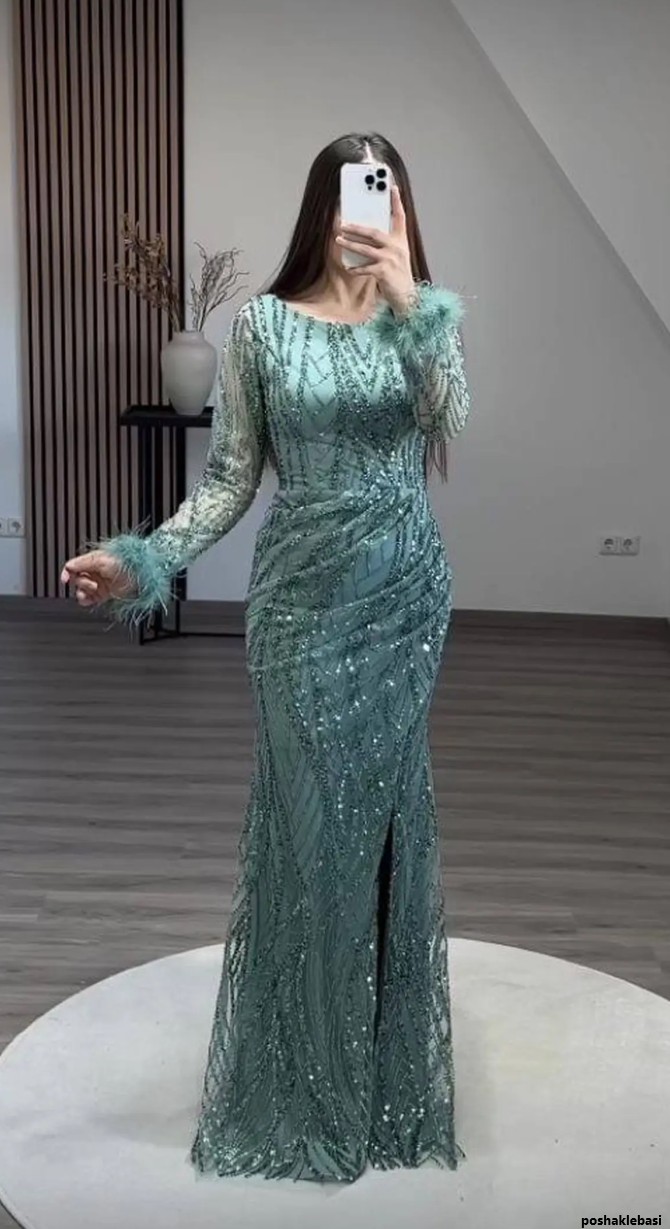 مدل لباس مجلسی خرجکار گیپور