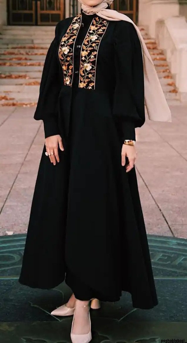 مدل مانتو ساده زنانه بلند