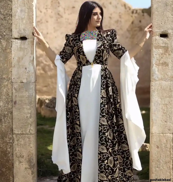 مدل لباس کردی مهابادی دخترانه