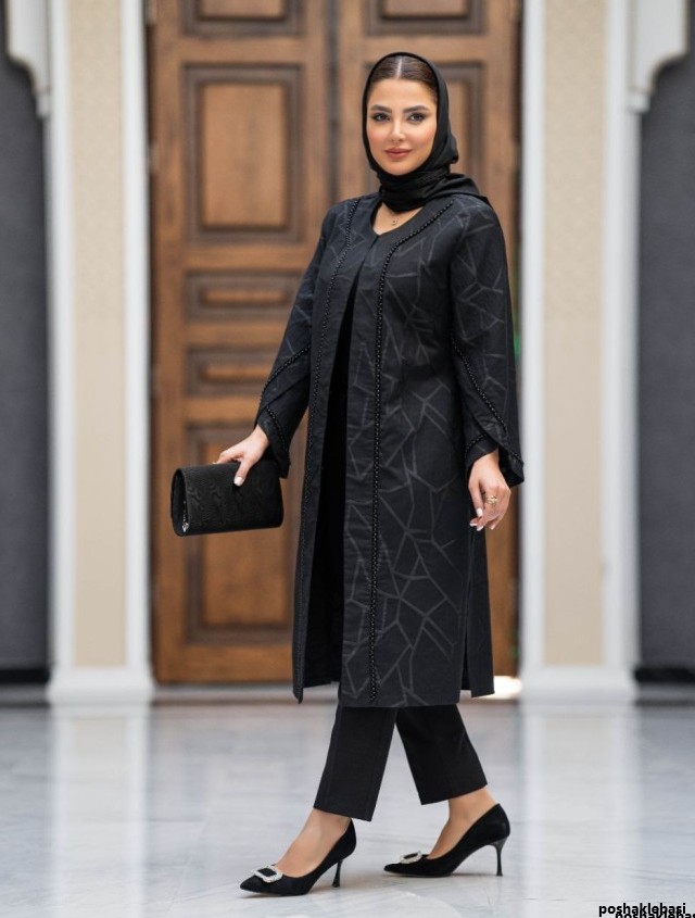 مدل مانتو ساده زنانه بلند
