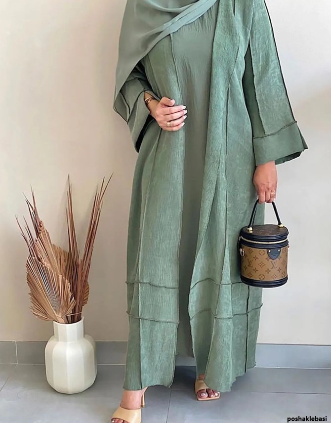 مدل مانتو ابروبادی دکمه دار زنانه جدید