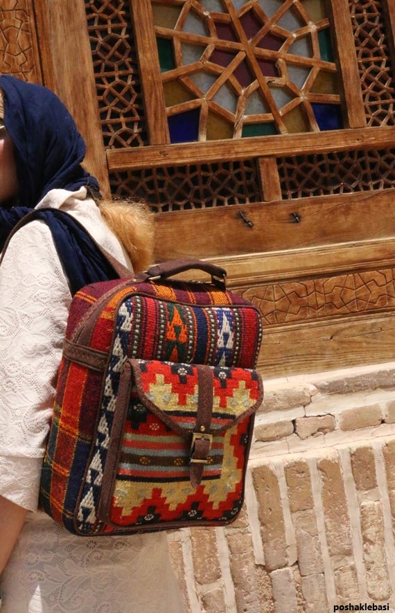 مدل کوله پشتی با پارچه مبلی