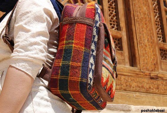 مدل کوله پشتی با پارچه مبلی
