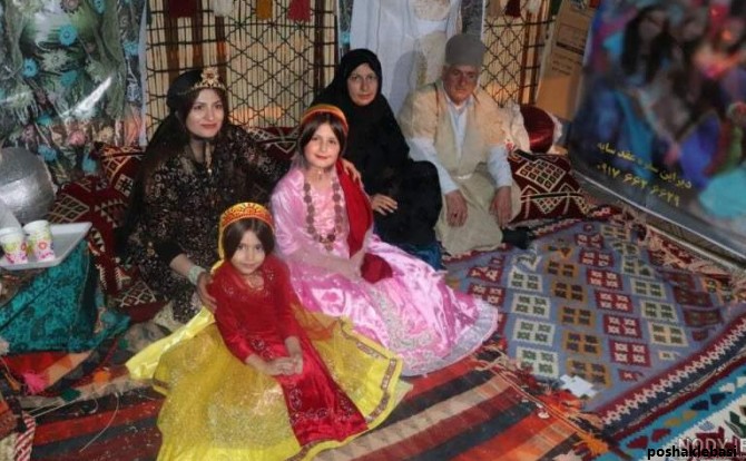 مدل لباس عروس ترکی قشقایی