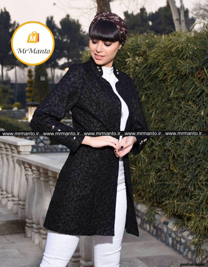 مدل لباس ژاکارد مشکی