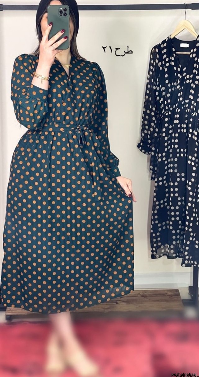 مدل پیراهن دخترانه حریر اشکی