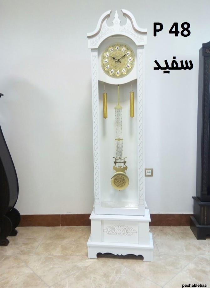 مدل ساعت ایستاده سفید