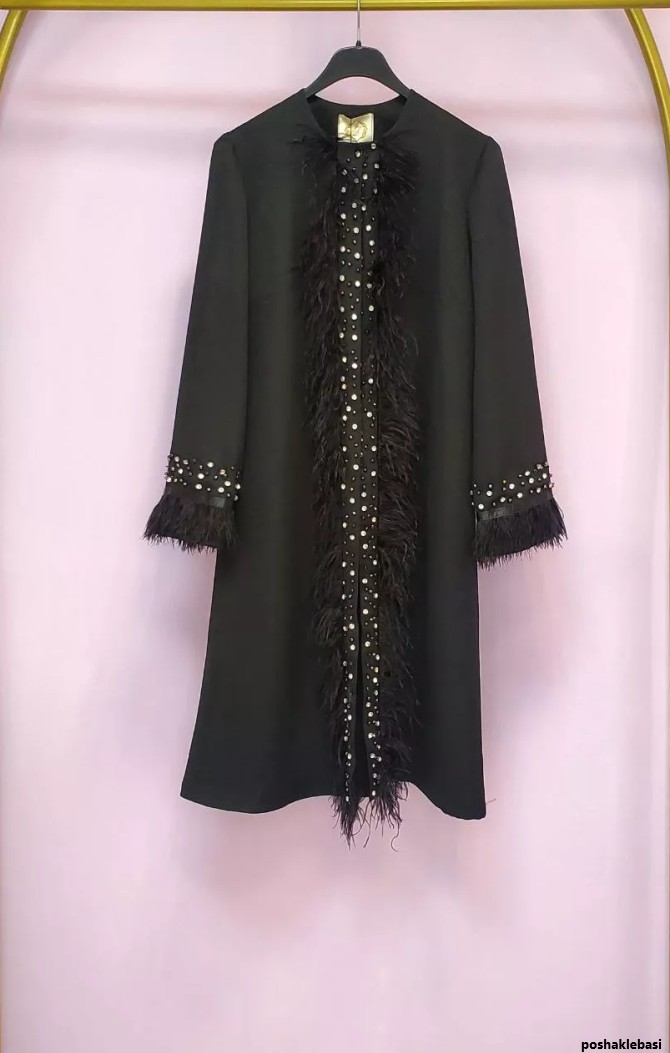 مدل لباس ژاکارد مشکی