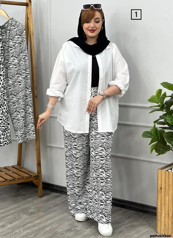 مدل شلوار طرح دار