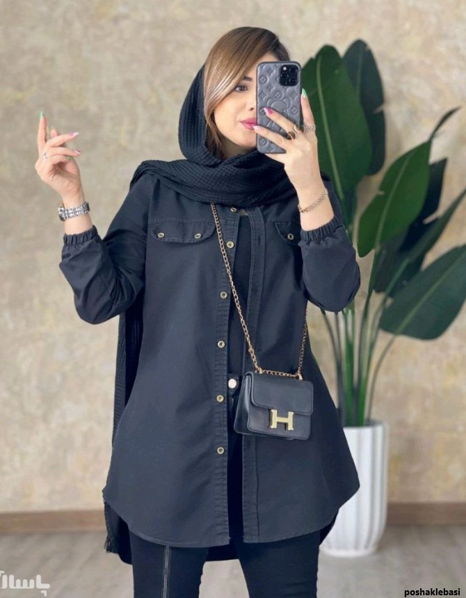مدل مانتو دخترانه لی کاغذی