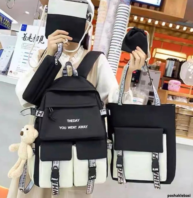 مدل کیف و کفش ست مدرسه دخترانه