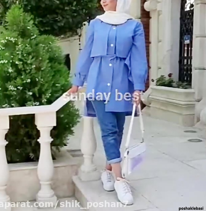 مدل مانتو دخترانه لی کاغذی