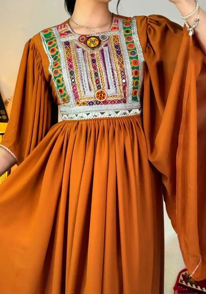 مدل لباس ساده خانگی افغانی