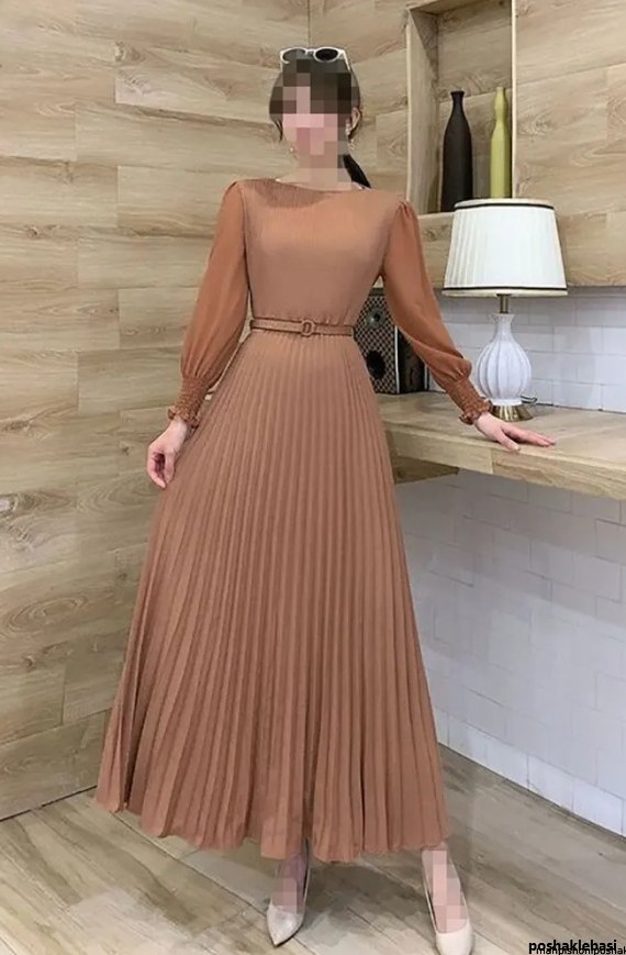 مدل لباس مجلسی شیک پلیسه