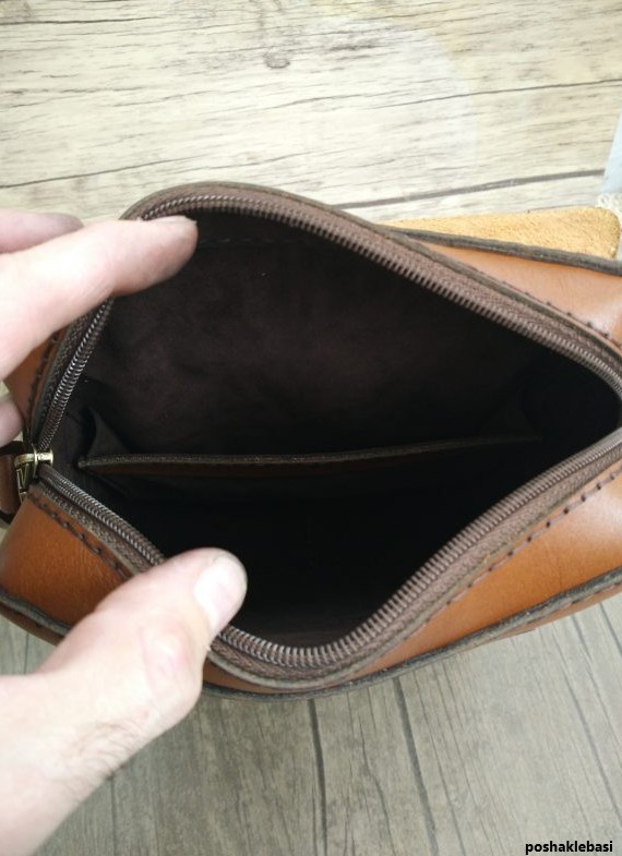 مدل کیف دوشی مردانه چرم دست دوز مدل کیف دوشی مردانه چرم دست دوز