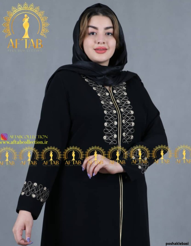 مدل مانتو زنانه شیک مشکی