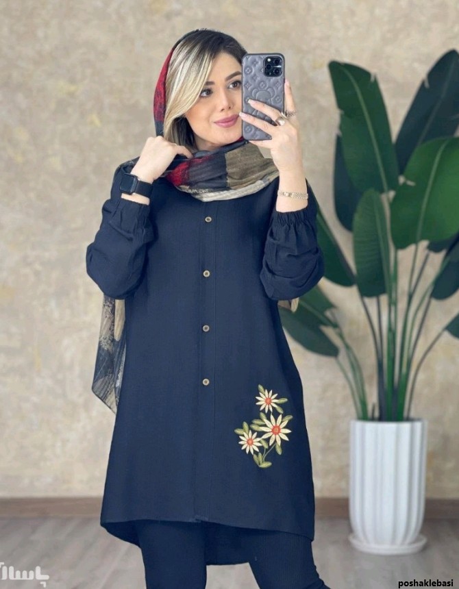 مدل مانتو تابستانی زنانه گلدار