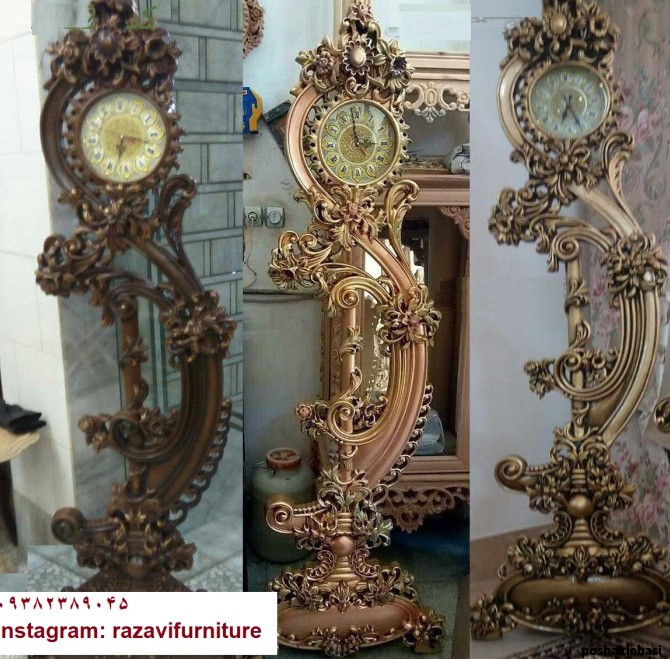 مدل جدید ساعت ایستاده چوبی
