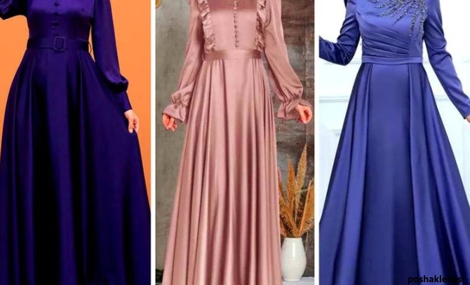 مدل پیراهن بلند مجلسی ساده