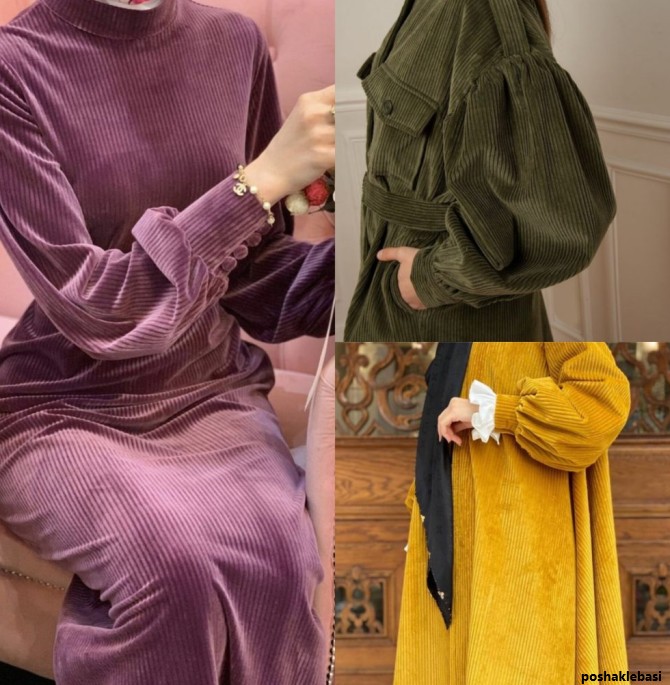 مدل لباس خفاشی با پارچه موهر