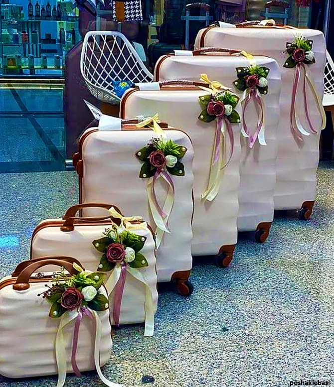 مدل چیدمان چمدان داماد