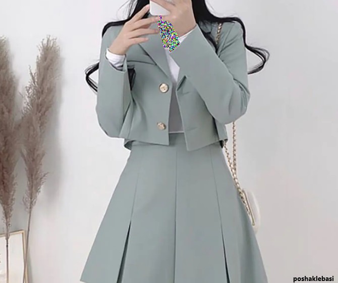 مدل کت و دامن کوتاه دخترانه شیک