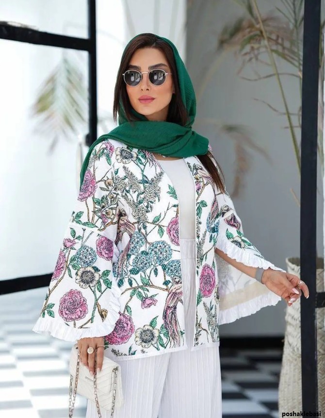 مدل مانتو زنانه گلدوزی