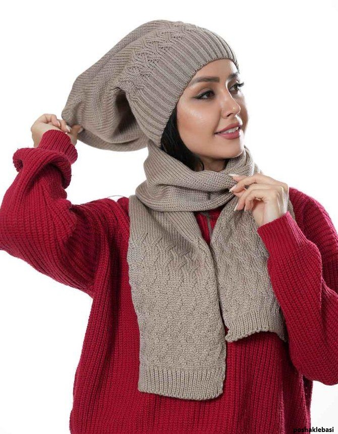 مدل شال و کلاه شل دخترانه