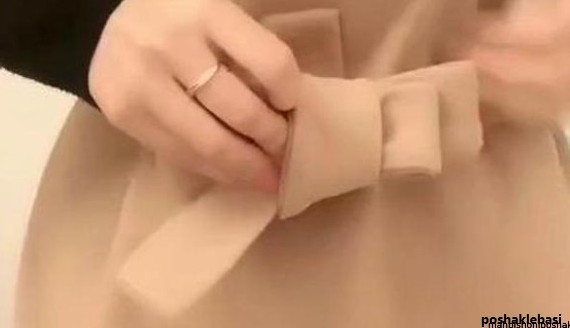 مدل بستن کمربند پالتو