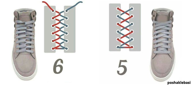 مدل بستن بند کفش نایک جردن