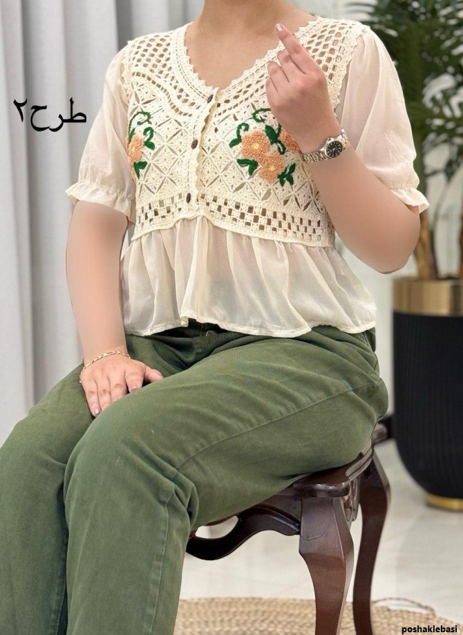 مدل لباس زنانه با قلاب