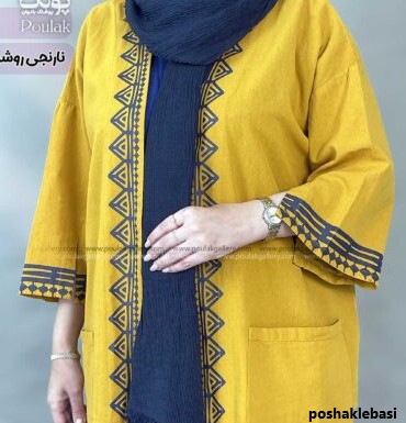 مدل مانتو زنانه گلدوزی
