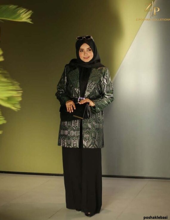 مدل کت و شلوار زنانه سبز رنگ