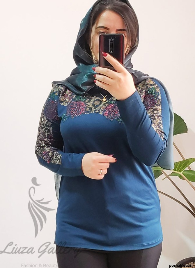 مدل بلوز زنانه طرح دار