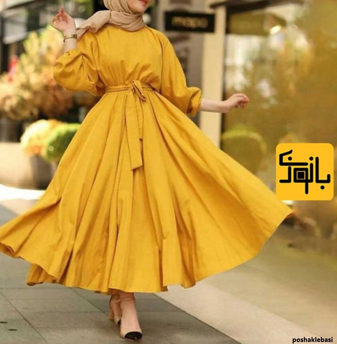 مدل مانتو پیراهنی دخترانه