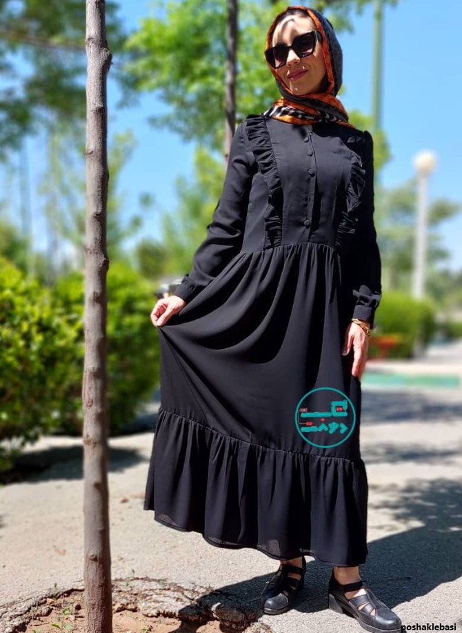مدل مانتو پیراهنی دخترانه