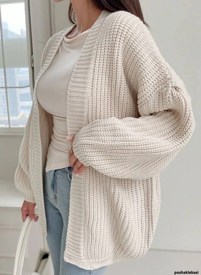 مدل ژاکت بافتنی زنانه با ماشین