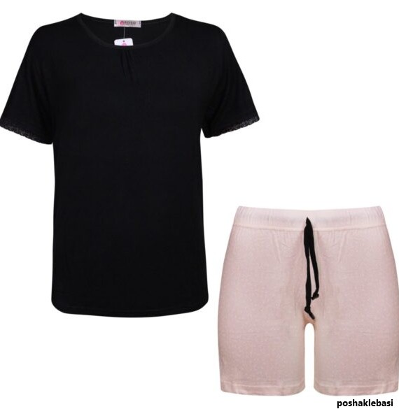 مدل تیشرت و شلوارک زنانه مدل تیشرت و شلوارک زنانه