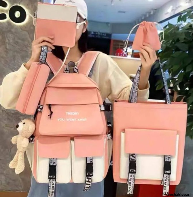 مدل کیف و کفش ست مدرسه دخترانه