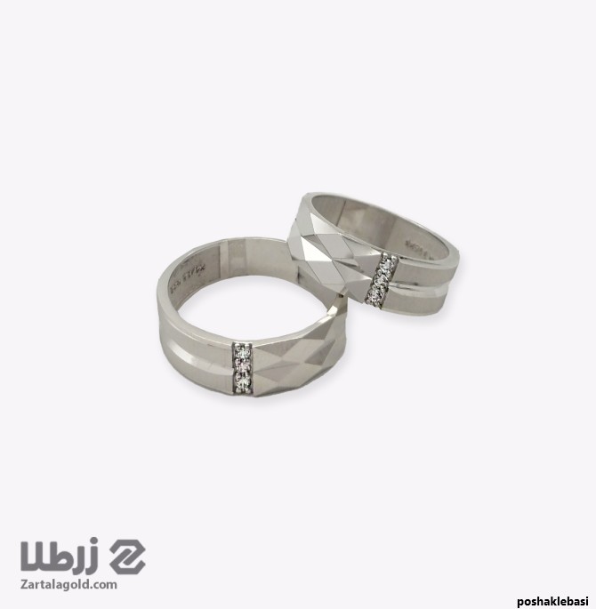 مدل انگشتر طلا سفید زنانه
