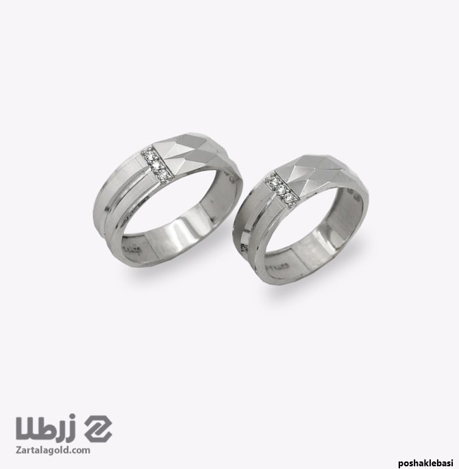 مدل انگشتر طلا سفید زنانه